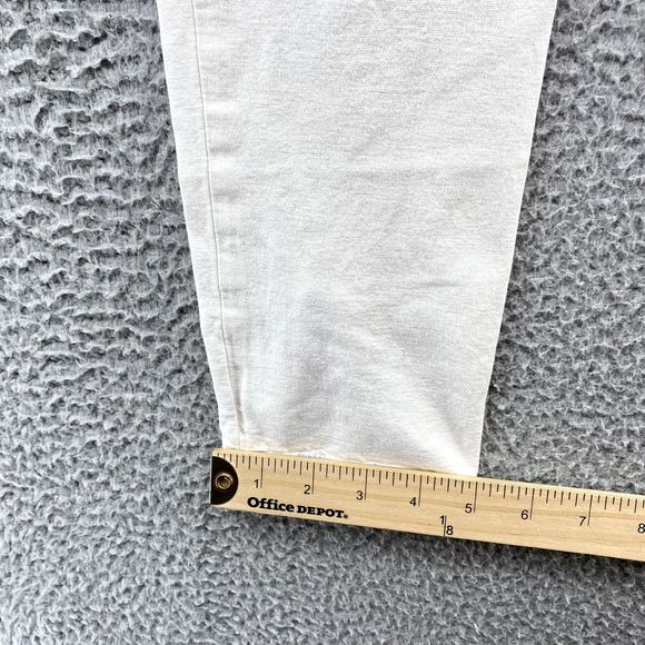 All Saints Spitalfields Paants Sz 28 White Skinny Stretch Jeans Anckle Zip Women - Picture 6 of 14